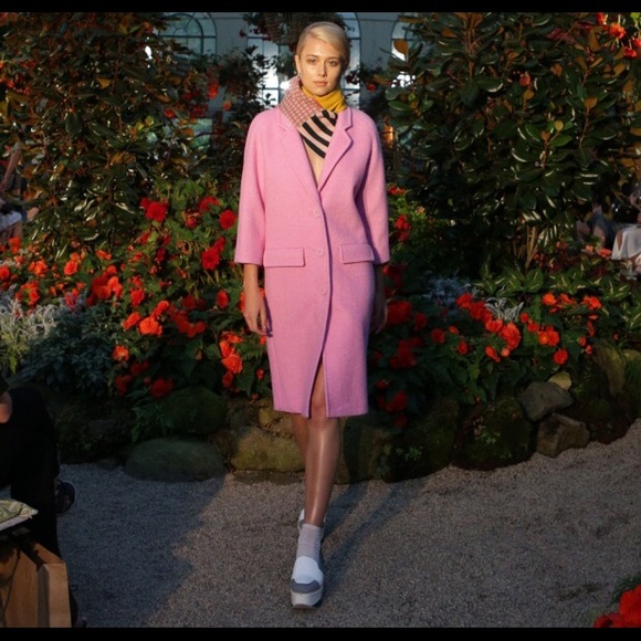 MSGM Pink Contrast Colour Oversized Coat 安心販売中 | cult ...